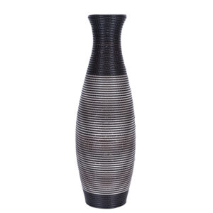 ΔΙΑΚΟΣΜΗΤΙΚΟ ΒΑΖΟ ΔΑΠΕΔΟΥ Fylliana ΓΚΡΙ PVC 30*80εκ sls