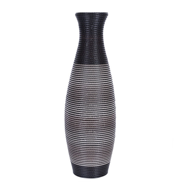 ΔΙΑΚΟΣΜΗΤΙΚΟ ΒΑΖΟ ΔΑΠΕΔΟΥ Fylliana ΓΚΡΙ PVC 30*80εκ sls
