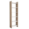 bibliothiki-melaminis-sonoma-leyko-fb992-3.jpg ΒΙΒΛΙΟΘΗΚΗ CLASSIKER HM9226.12 ΜΕΛΑΜΙΝΗΣ SONΟMA-ΛΕΥΚΟ 48,5x22x160Υεκ.