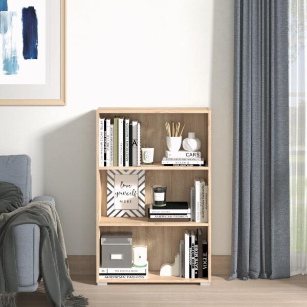 bibliothiki-tomar-3-sonoma-7024510751669733118.jpg ΒΙΒΛΙΟΘΗΚΗ TOMAR 3 SONOMA 70x24,5x107,5εκ