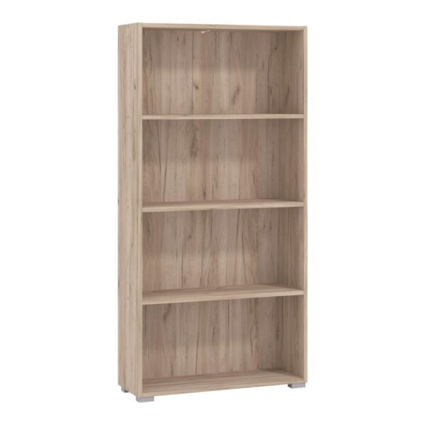 bibliothiki-tomar-4-grey-oak-702451421669732828.jpg ΒΙΒΛΙΟΘΗΚΗ TOMAR 4 GREY OAK 70x24,5x142εκ