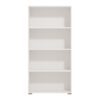 ΒΙΒΛΙΟΘΗΚΗ TOMAR 4 ΛΕΥΚΟ ΧΡΩΜΑ 70x24,5x142εκ