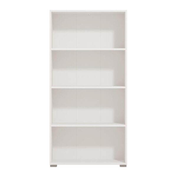 ΒΙΒΛΙΟΘΗΚΗ TOMAR 4 ΛΕΥΚΟ ΧΡΩΜΑ 70x24,5x142εκ