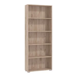 ΒΙΒΛΙΟΘΗΚΗ TOMAR 5 GREY OAK 70x24,5x176,5εκ