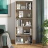 ΒΙΒΛΙΟΘΗΚΗ TOMAR 5 GREY OAK 70x24,5x176,5εκ