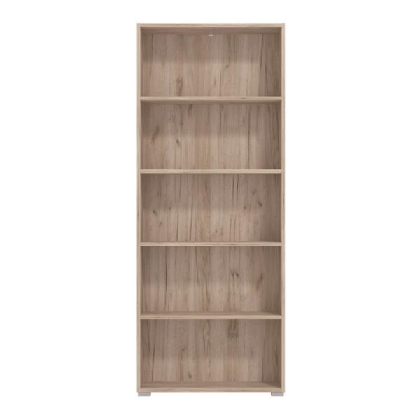 ΒΙΒΛΙΟΘΗΚΗ TOMAR 5 GREY OAK 70x24,5x176,5εκ