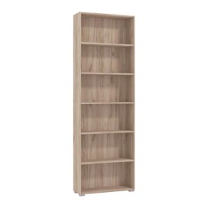 ΒΙΒΛΙΟΘΗΚΗ TOMAR 6 GREY OAK 70x24,5x211,5εκ