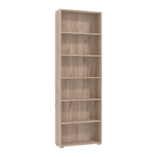 bibliothiki-tomar-6-grey-oak-7024521151669733143.jpg ΒΙΒΛΙΟΘΗΚΗ TOMAR 6 GREY OAK 70x24,5x211,5εκ