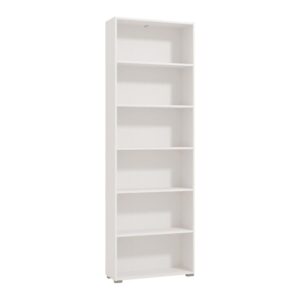ΒΙΒΛΙΟΘΗΚΗ TOMAR 6 ΛΕΥΚΟ 70x24,5x211,5εκ