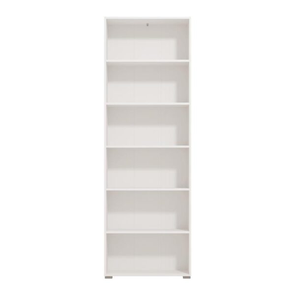 ΒΙΒΛΙΟΘΗΚΗ TOMAR 6 ΛΕΥΚΟ 70x24,5x211,5εκ