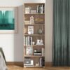 ΒΙΒΛΙΟΘΗΚΗ TOMAR 6 SONOMA 70x24,5x211,5εκ