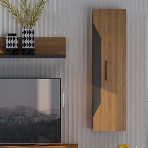 ΒΙΤΡΙΝΑ Fylliana Jakarta ΜΕ ΚΑΠΛΑΜΑ ΔΡΥΟΣ ΡΟΥΣΤΙΚ 35*32*130