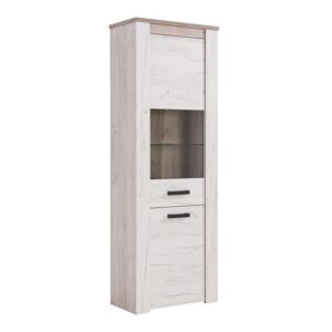 ΒΙΤΡΙΝΑ Kent VS GREY OAK-WHITE OAK 68x36x195εκ knt