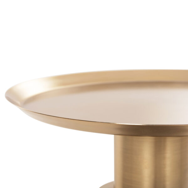 boithitiko-trapezaki-fb99725-mple-gyali-4.jpg ΒΟΗΘΗΤΙΚΟ ΤΡΑΠΕΖΑΚΙ BALLIN HM9725 ΜΠΛΕ ΓΥΑΛΙ-ΧΡΥΣΟ ΜΕΤΑΛΛΟ Φ37,5x49,5Υεκ.