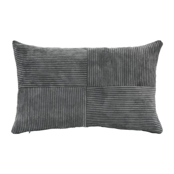 ΔΙΑΚΟΣΜΗΤΙΚΟ ΜΑΞΙΛΑΡΙ Fylliana Parallel ΣΚΟΥΡΟ ΓΚΡΙ ΧΡΩΜΑ 30x50x10εκ