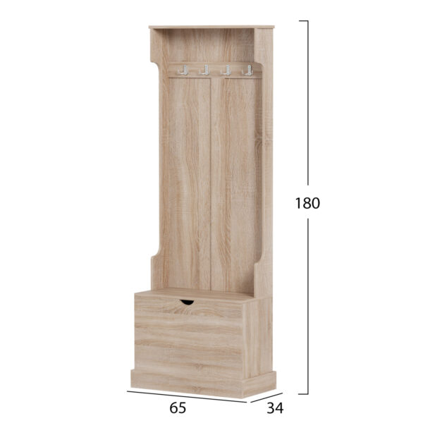 epiplo-eisodoy-fb9247401-me-kremastresap-1.jpg ΕΠΙΠΛΟ ΕΙΣΟΔΟΥ KAYLOR HM2474.01 ΜΕ ΚΡΕΜΑΣΤΡΕΣ&ΑΠΟΘ.ΧΩΡΟ- MDF ΣΕ ΣΟΝΑΜΑ 65x34x180Υεκ