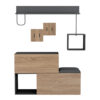 epiplo-eisodoy-fb9895711-melamini-se-son-2.jpg ΕΠΙΠΛΟ ΕΙΣΟΔΟΥ CERB HM8957.11 ΜΕΛΑΜΙΝΗ ΣΕ SONAMA-ΓΚΡΙ 120x20x72Υ εκ.