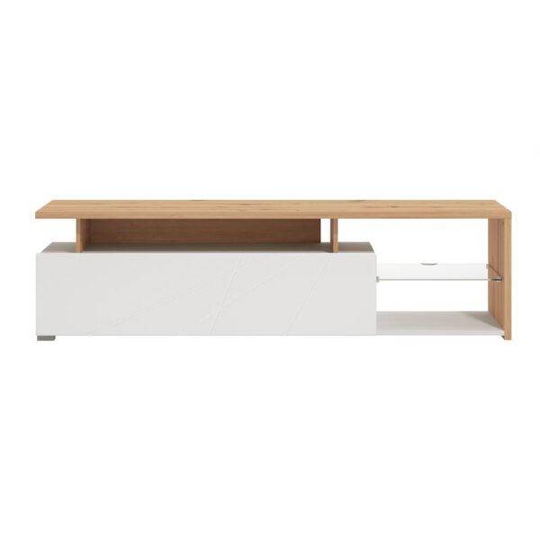 ΕΠΙΠΛΟ ΤΗΛΕΟΡΑΣΗΣ ARCTIC ΛΕΥΚΟ-ARTISAN OAK-ΛΕΥΚΗ ΛΑΚΑ 170x41x46εκ