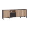 ΕΠΙΠΛΟ ΤΗΛΕΟΡΑΣΗΣ CORREZE 4K2F3V ΜΑΥΡΟ OAK-ARTISAN OAK 208x40x73εκ
