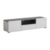 ΕΠΙΠΛΟ ΤΗΛΕΟΡΑΣΗΣ Enzo 150 Λευκό-Black Grey Wood 153x41.5x38.5 f.r.r