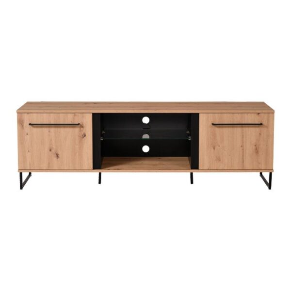 ΕΠΙΠΛΟ ΤΗΛΕΟΡΑΣΗΣ SARDINIA TV 170 ARTISAN OAK / ΜΑΥΡΟ 170,5*42*54 srd