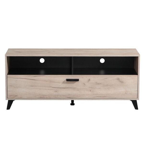 ΕΠΙΠΛΟ ΤΗΛΕΟΡΑΣΗΣ UMBRIA TV 140 GREY OAK-ΜΑΥΡΟ 137x40x58εκ m.b.r