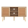 ΕΠΙΠΛΟ TV ΜΕΛΑΜΙΝΗΣ COLM ΜΕ ΠΟΡΤΕΣ RATTAN HM9223.11 ΣΕ ΧΡΩΜΑ ΦΥΣΙΚΟ 120x39x56,5Υεκ.
