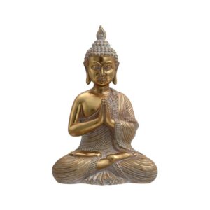 ΕΠΙΤΡΑΠΕΖΙΟ ΔΙΑΚΟΣΜΗΤΙΚΟ POLYRESIN Fylliana "Buddha" ΧΡΥΣΟ ΧΡΩΜΑ 22x15x31εκ