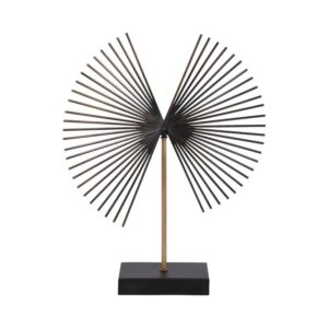 ΕΠΙΤΡΑΠΕΖΙΟ ΜΕΤΑΛΛΙΚΟ ΔΙΑΚΟΣΜΗΤΙΚΟ Fylliana Windmill ΜΠΡΟΝΖΕ ΧΡΩΜΑ 38x10x43 sls