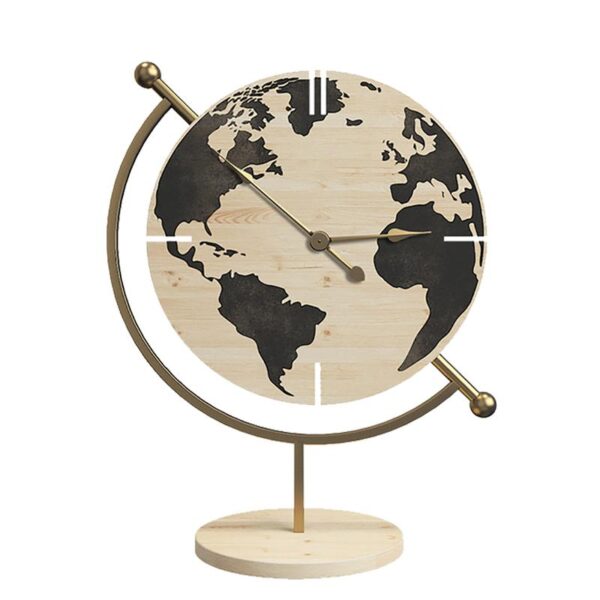 ΕΠΙΤΡΑΠΕΖΙΟ ΡΟΛΟΙ Fylliana "Globe" NATURE ΞΥΛΟ-ΜΕΤΑΛΛΟ 22.5x12x30.5εκ sls