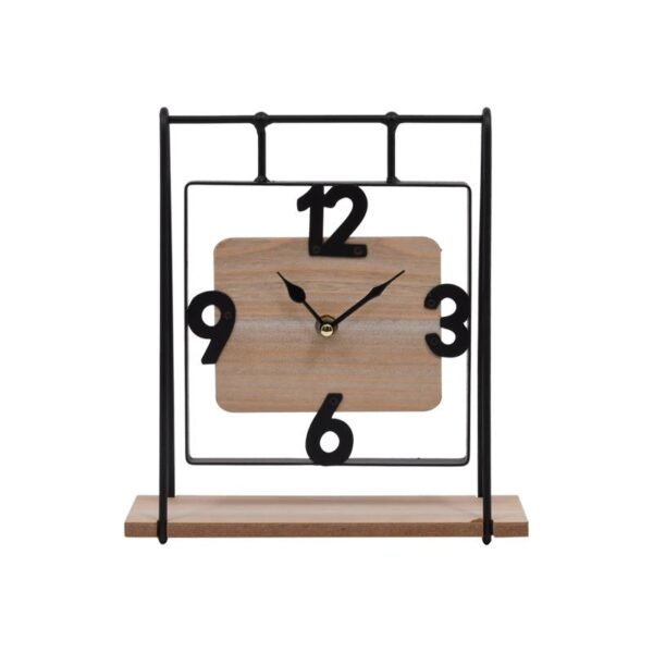 ΕΠΙΤΡΑΠΕΖΙΟ ΡΟΛΟΙ Fylliana "Swing" NATURE ΞΥΛΟ-ΜΕΤΑΛΛΟ 23.5x8x25.5εκ sls