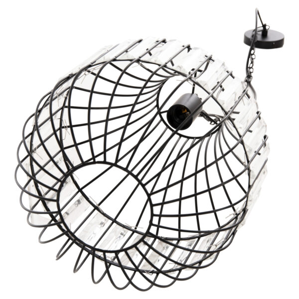 fotistiko-orofis-kremasto-fb94093-metall-6.jpg ΦΩΤΙΣΤΙΚΟ ΟΡΟΦΗΣ ΚΡΕΜΑΣΤΟ HM4093 ΜΕΤΑΛΛΙΚΟ ΜΑΥΡΟ ΚΑΙ ΓΥΑΛΙ Φ29x38-137Yεκ.