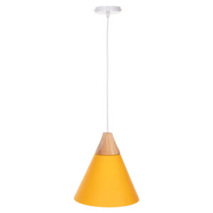 ΦΩΤΙΣΤΙΚΟ ΟΡΟΦΗΣ ΚΡΕΜΑΣΤΟ HM4146 ΚΙΤΡΙΝΟ ΜΕΤΑΛΛΙΚΟ ΚΑΠΕΛΟ Φ25x125Υεκ.