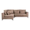 ΓΩΝΙΑΚΟΣ ΚΑΝΑΠΕΣ Fylliana Albert ΚΑΦΕ ΧΡΩΜΑ 280x220x96εκ