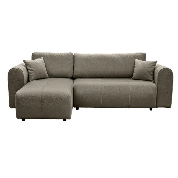 ΓΩΝΙΑΚΟΣ ΚΑΝΑΠΕΣ Fylliana Fiesta ΚΑΦΕ-ΜΠΕΖ ΧΡΩΜΑ 265x165x95εκ