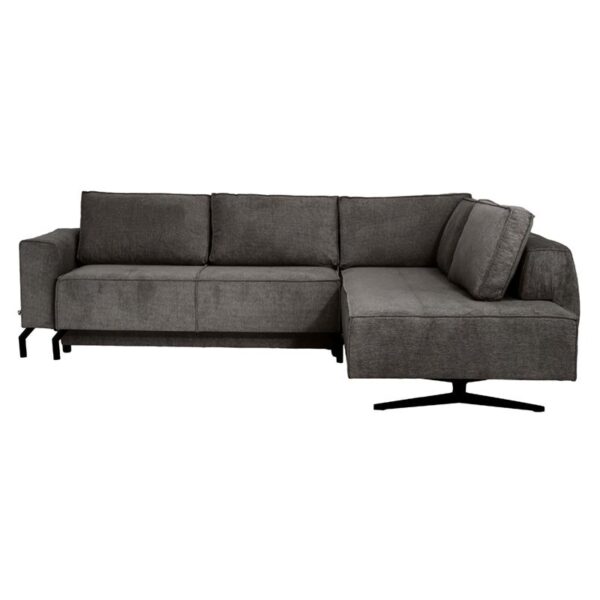 ΓΩΝΙΑΚΟΣ ΚΑΝΑΠΕΣ Fylliana Madrid ΓΚΡΙ ΧΡΩΜΑ 290x210x110εκ