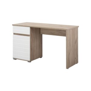 ΓΡΑΦΕΙΟ Elan GREY OAK/ΛΕΥΚΗ ΛΑΚΑ 130x50x75,5εκ