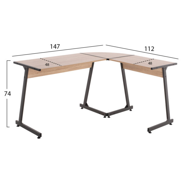 grafeio-goniako-fb99319-metalliko-skoyro-1.jpg ΓΡΑΦΕΙΟ ΓΩΝΙΑΚΟ HM9319 ΜΕΤΑΛΛΙΚΟ ΣΚΟΥΡΟ ΓΚΡΙ ΜΕ MDF ΕΠΙΦΑΝΕΙΑ ΣΕ ΟΑΚ 147X112X74Υεκ.