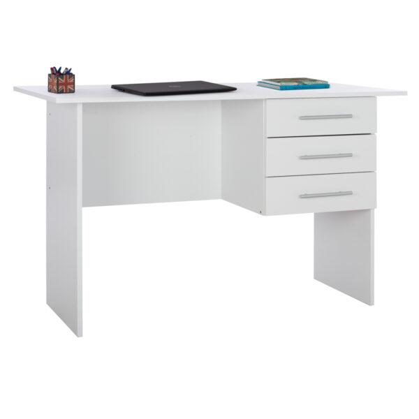 grafeio-melaminis-ensley-fb9202905-me-3-.jpg ΓΡΑΦΕΙΟ ΜΕΛΑΜΙΝΗΣ ENSLEY HM2029.05 ΜΕ 3 ΣΥΡΤΑΡΙΑ ΛΕΥΚΟ 120X60X76 εκ.