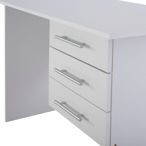 grafeio-melaminis-ensley-fb9202905-me-3-4.jpg ΓΡΑΦΕΙΟ ΜΕΛΑΜΙΝΗΣ ENSLEY HM2029.05 ΜΕ 3 ΣΥΡΤΑΡΙΑ ΛΕΥΚΟ 120X60X76 εκ.