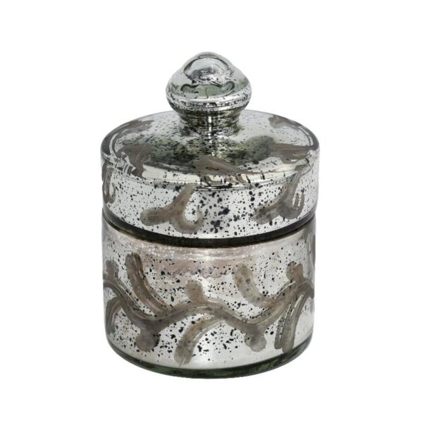 ΓΥΑΛΙΝΗ ΔΙΑΚΟΣΜΗΤΙΚΗ ΦΟΝΤΑΝΙΕΡΑ Fylliana FL15512 ΑΣΗΜΙ ΧΡΩΜΑ 9x14εκ