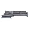 ΚΑΝΑΠΕΣ ΑΡΙΣΤΕΡΗ ΓΩΝΙΑ Fylliana Anvers ΓΚΡΙ ΧΡΩΜΑ 303x228x86εκ