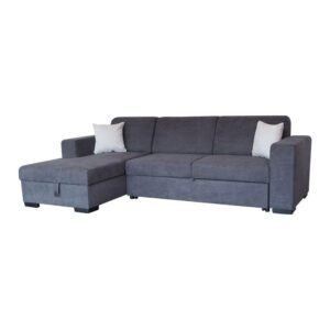 ΚΑΝΑΠΕΣ ΑΡΙΣΤΕΡΗ ΓΩΝΙΑ Vitoria ΑΝΘΡΑΚΙ ΥΦΑΣΜΑ 255x154x83