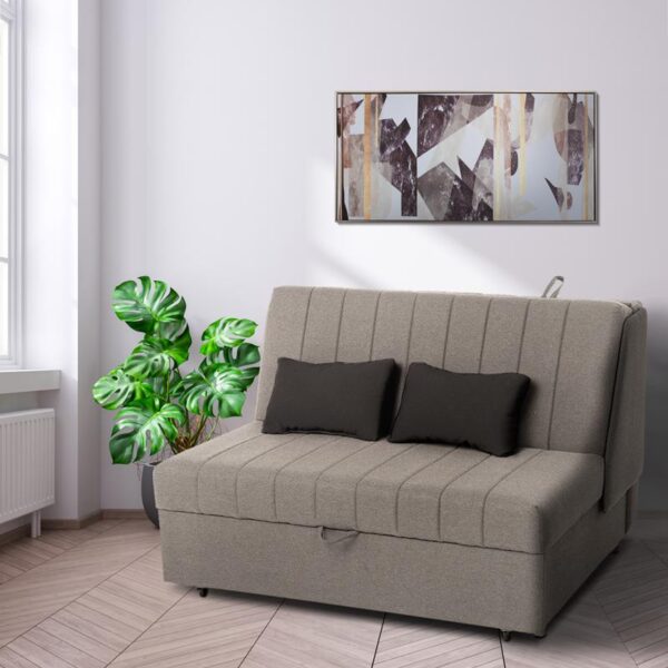 ΚΑΝΑΠΕΣ ΔΙΘΕΣΙΟΣ Fylliana New Montana ΓΚΡΙ-ΣΚ.ΓΚΡΙ 145x100x92εκ