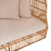 ΚΑΝΑΠΕΣ ΕΞ. ΧΩΡΟΥ ZEPHYR HM5988 ΚΑΛΑΜΙΑ RATTAN ΦΥΣΙΚΟ-ΜΠΕΖ ΜΑΞΙΛΑΡΙΑ 200x120x142Yεκ.