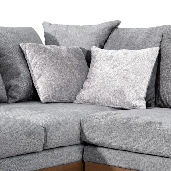 ΚΑΝΑΠΕΣ Fylliana Filippa ΑΡΙΣΤΕΡΗ ΓΩΝΙΑ ΣΚ ΓΚΡΙ ΜΕ ΓΚΡΙ ΜΑΞΙΛΑΡΙΑ 360x240