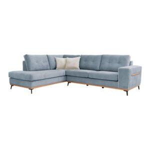 ΚΑΝΑΠΕΣ ΓΩΝΙΑ Fylliana "Sebastian" ΣΙΕΛ ΑΡΙΣΤΕΡΗ ΓΩΝΙΑ 280x220εκ