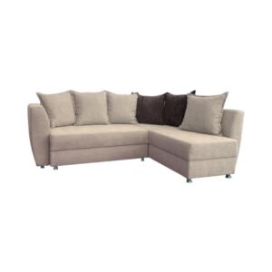 ΚΑΝΑΠΕΣ ΓΩΝΙΑ Fylliana VITA ΜΠΕΖ ΧΡΩΜΑ 255x176x90εκ