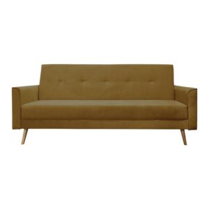 ΚΑΝΑΠΕΣ ΚΡΕΒΑΤΙ Fylliana New Primavera ΚΙΤΡΙΝΟ 200x80x90εκ