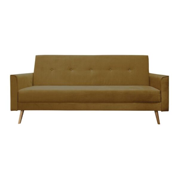 ΚΑΝΑΠΕΣ ΚΡΕΒΑΤΙ Fylliana New Primavera ΚΙΤΡΙΝΟ 200x80x90εκ